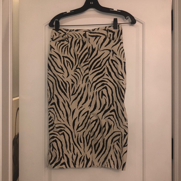 ATM Zebra Print Skirt - Picture 3 of 5